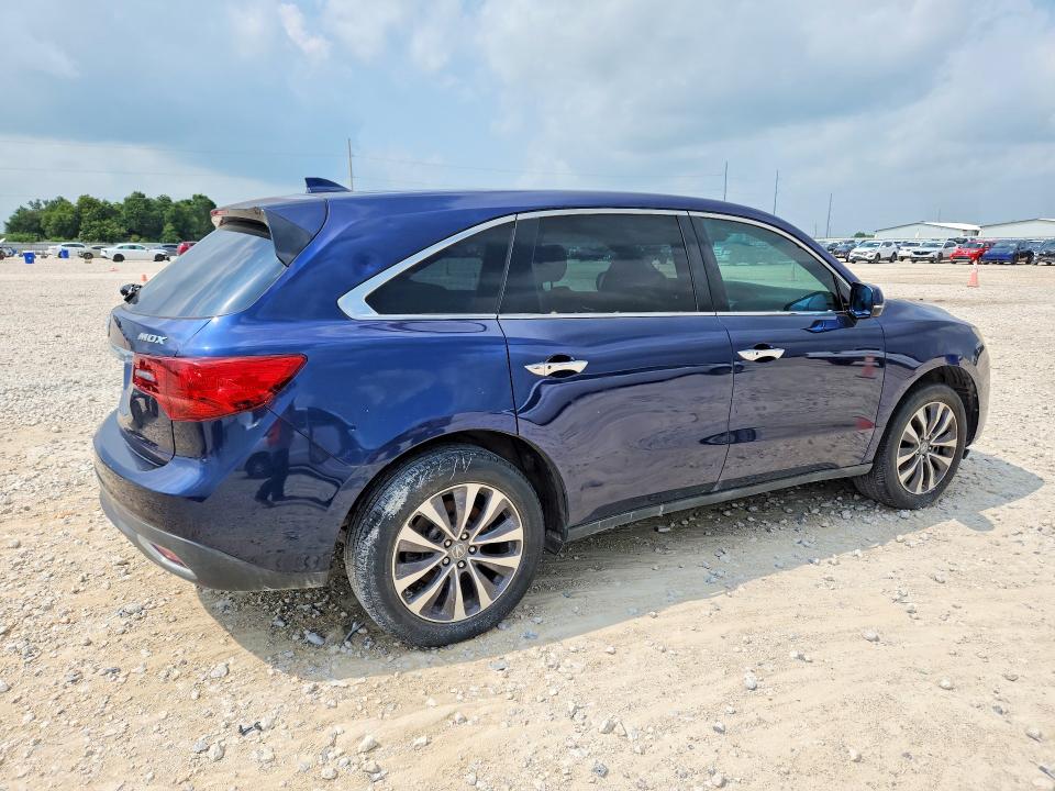 58440636 :رقم المزاد ، 5FRYD3H43FB011082 vin ، 2015 Acura Mdx مزاد بيع