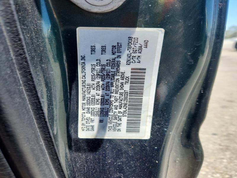 Aukcja sprzedaży 2001 Toyota Tacoma, vin: 5TENL42N61Z860287, numer aukcji: 57744506