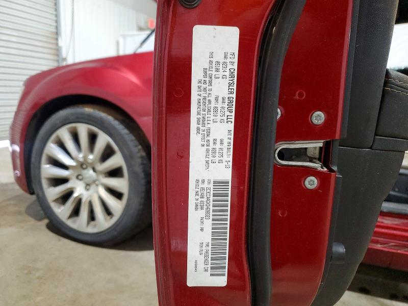 57232266 :رقم المزاد ، 2C3CCAAGXDH698323 vin ، 2013 Chrysler 300 مزاد بيع