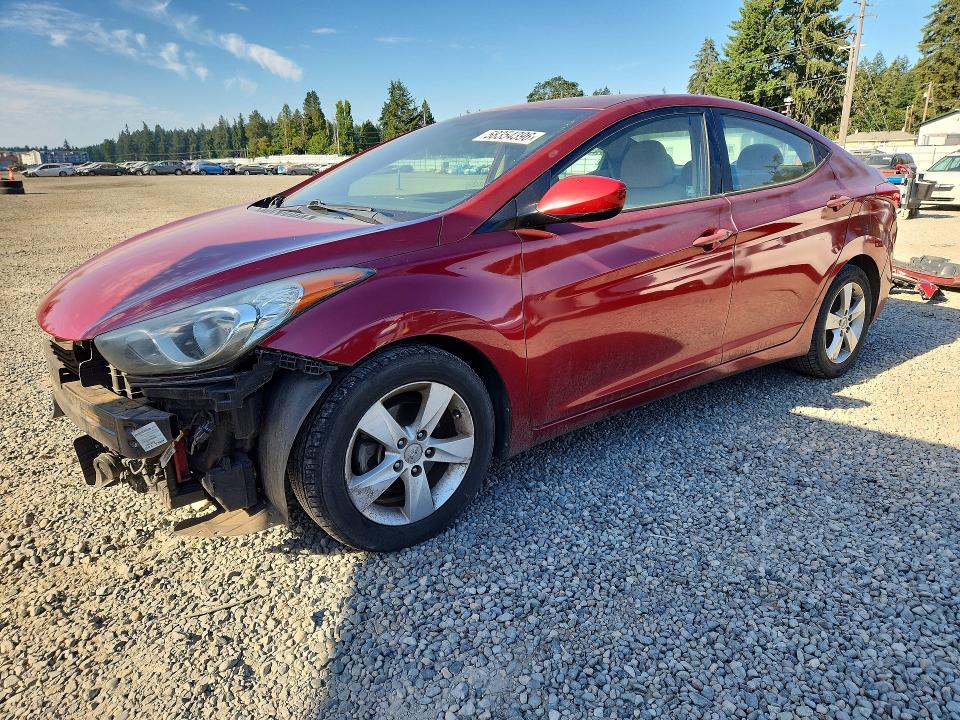2013 Hyundai Elantra მანქანა იყიდება აუქციონზე, vin: 5NPDH4AEXDH365502, აუქციონის ნომერი: 58354396