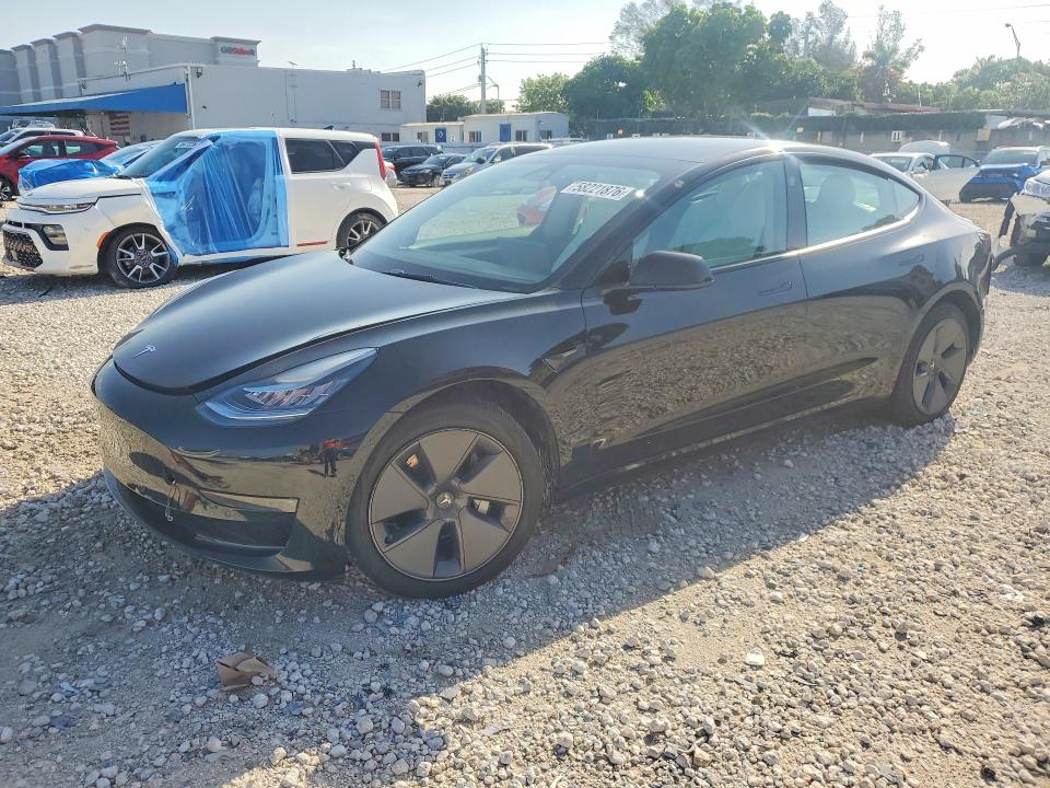 Aukcja sprzedaży 2022 Tesla Model 3, vin: 5YJ3E1EB3NF261906, numer aukcji: 58221876