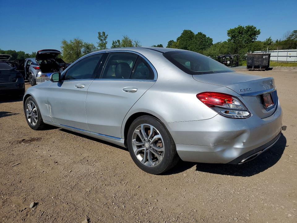 2015 Mercedes-benz C მანქანა იყიდება აუქციონზე, vin: 55SWF4JB6FU094541, აუქციონის ნომერი: 55816576