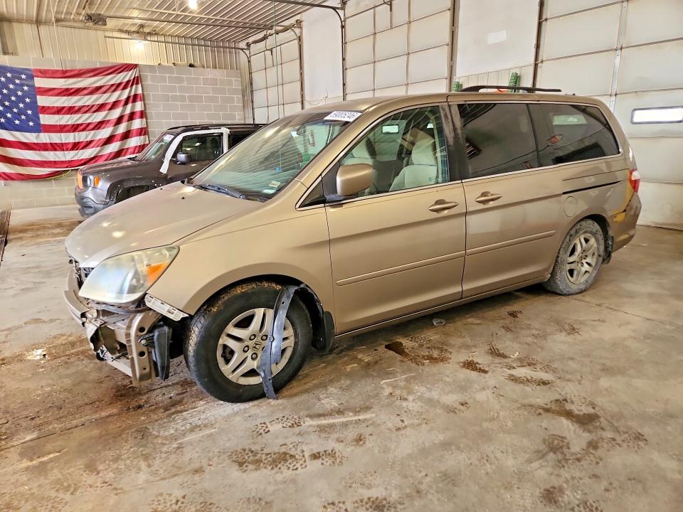 2007 Honda Odyssey მანქანა იყიდება აუქციონზე, vin: 5FNRL38447B092622, აუქციონის ნომერი: 59005246