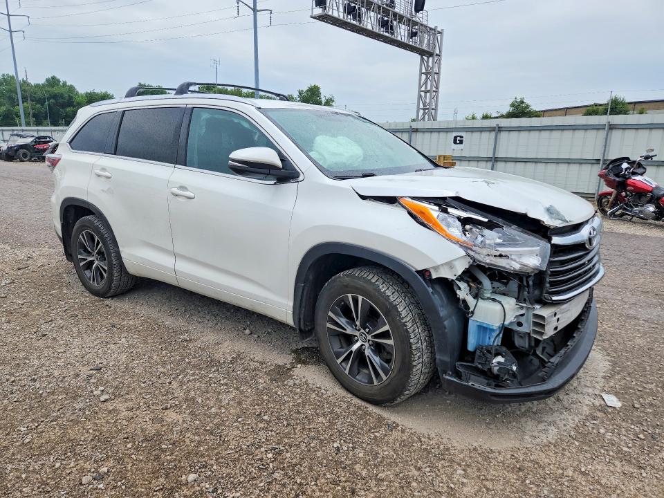 Продажа на аукционе авто 2016 Toyota Highlander, vin: 5TDJKRFH1GS302551, номер лота: 59117416