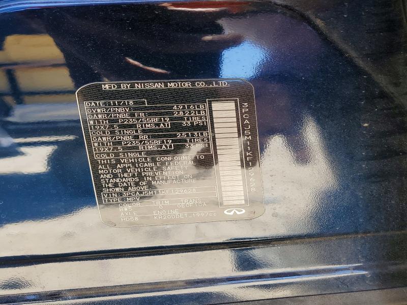 Продажа на аукционе авто 2019 Infiniti Qx50, vin: 3PCAJ5M11KF129628, номер лота: 55347126