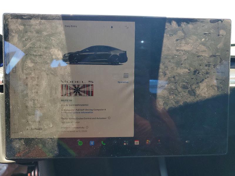 Aukcja sprzedaży 2023 Tesla Model S, vin: 5YJSA1E69PF508150, numer aukcji: 57050116