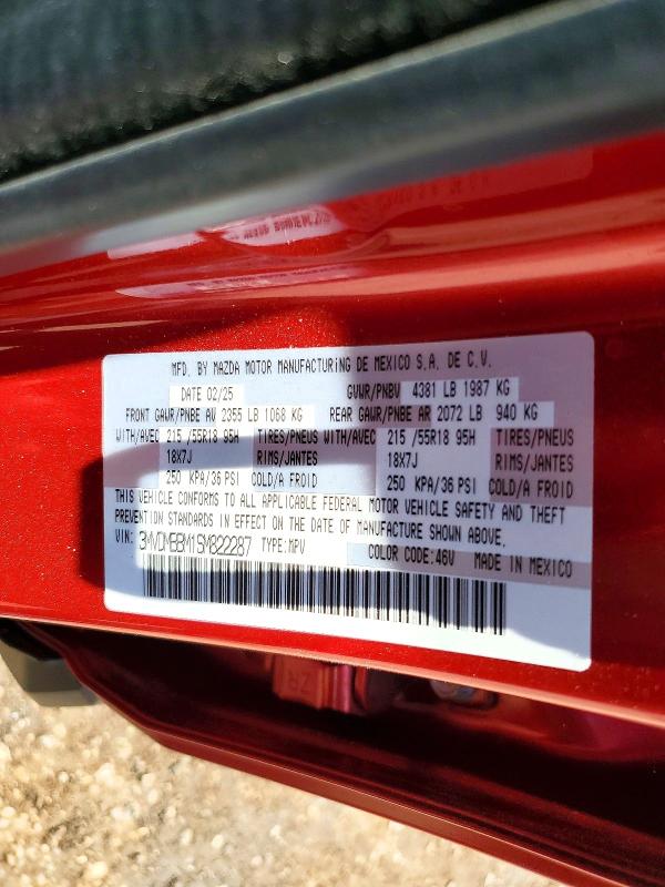 Продажа на аукционе авто 2025 Mazda Cx-30, vin: 3MVDMBBM1SM822287, номер лота: 59385706