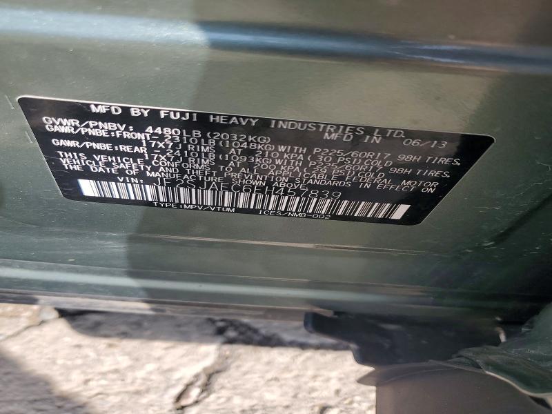 2014 Subaru Forester მანქანა იყიდება აუქციონზე, vin: JF2SJAEC6EH457839, აუქციონის ნომერი: 58786636