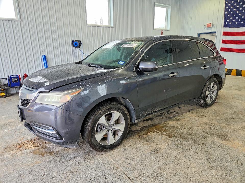 Auction sale of the 2016 Acura Mdx, vin: 5FRYD3H20GB003585, lot number: 57555676