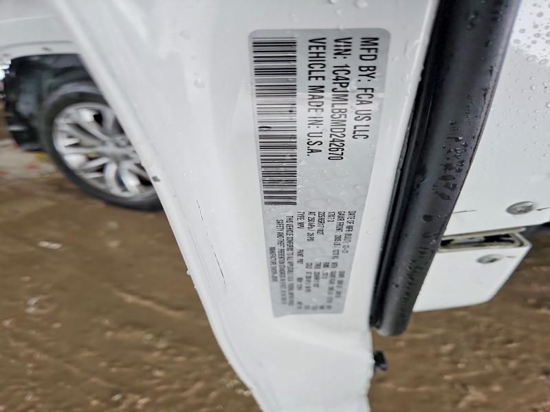 2021 Jeep Cherokee მანქანა იყიდება აუქციონზე, vin: 1C4PJMLB5MD242670, აუქციონის ნომერი: 55686416