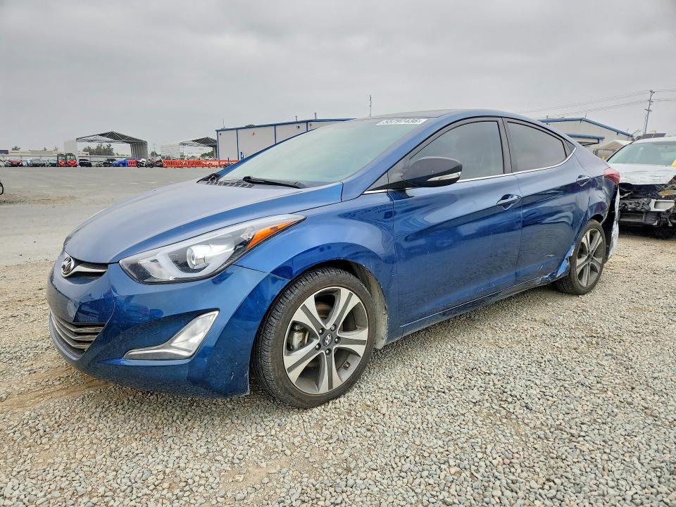 2014 Hyundai Elantra მანქანა იყიდება აუქციონზე, vin: KMHDH4AH1EU075307, აუქციონის ნომერი: 55797436