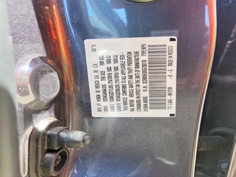 Продажа на аукционе авто 2016 Honda Cr-v, vin: 3CZRM3H39GG705178, номер лота: 57191076
