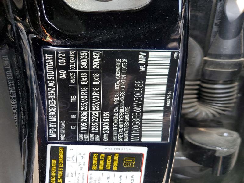 Продажа на аукционе авто 2021 Mercedes-benz Glc, vin: W1N0G8EB6MV300888, номер лота: 58629136