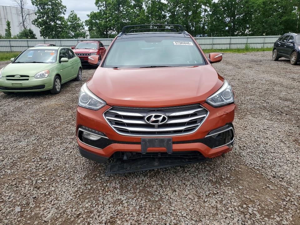 57385846 :رقم المزاد ، 5XYZWDLAXJG520719 vin ، 2018 Hyundai Santa Fe Sport مزاد بيع