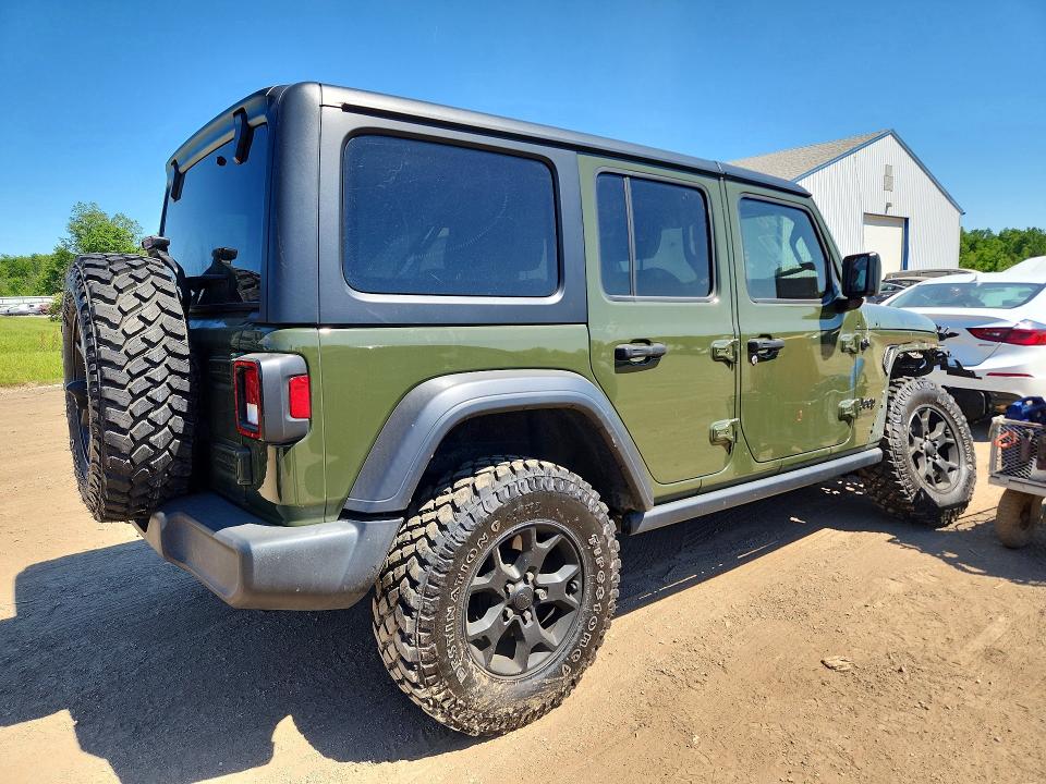 2020 Jeep Wrangler Unlimited მანქანა იყიდება აუქციონზე, vin: 1C4HJXDN4LW301645, აუქციონის ნომერი: 55830076