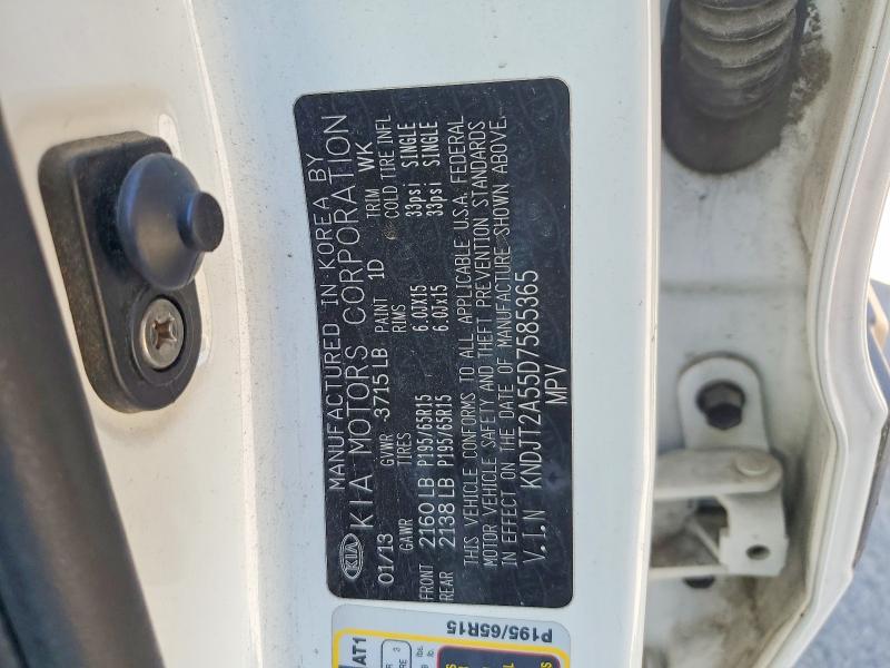 Продаж на аукціоні авто 2013 Kia Soul, vin: KNDJT2A55D7585365, номер лоту: 56928396