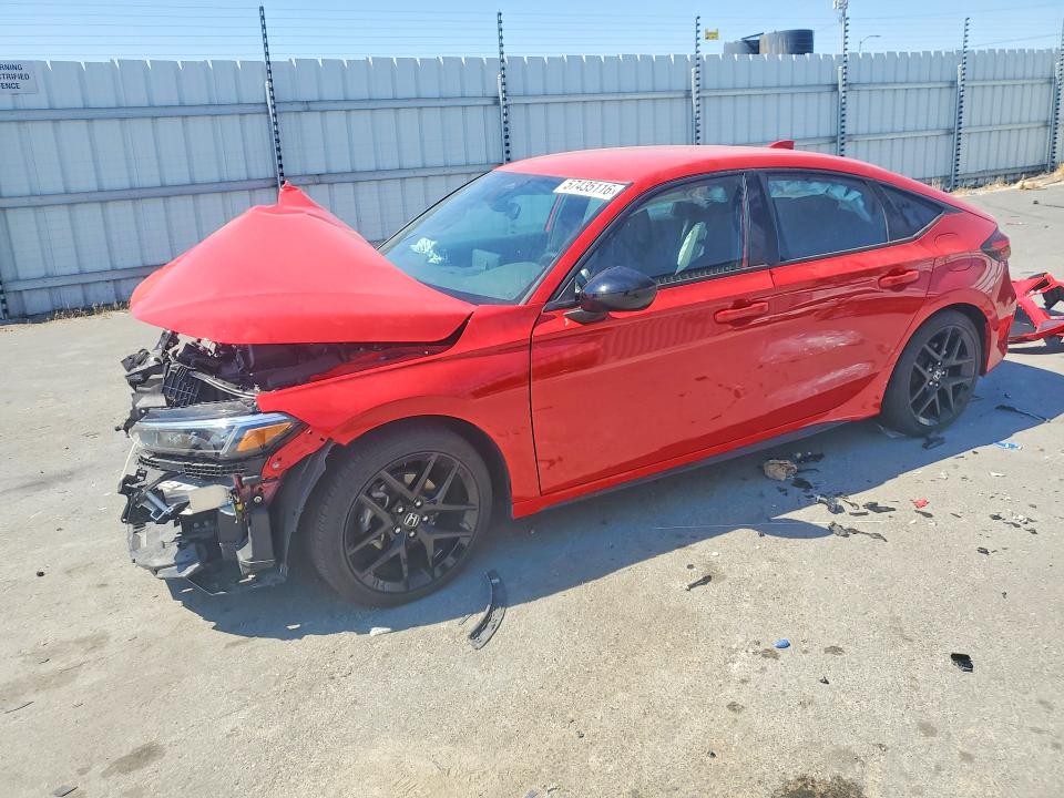 57435116 :رقم المزاد ، 19XFL2H81SE034756 vin ، 2025 Honda Civic مزاد بيع