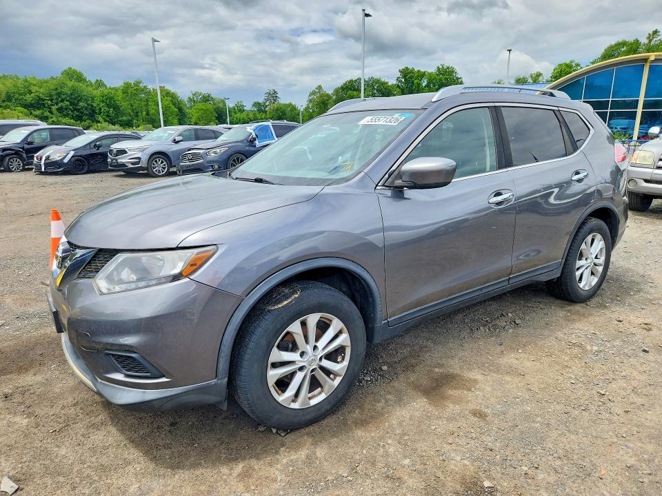 Продажа на аукционе авто 2016 Nissan Rogue, vin: KNMAT2MV9GP630758, номер лота: 55571326