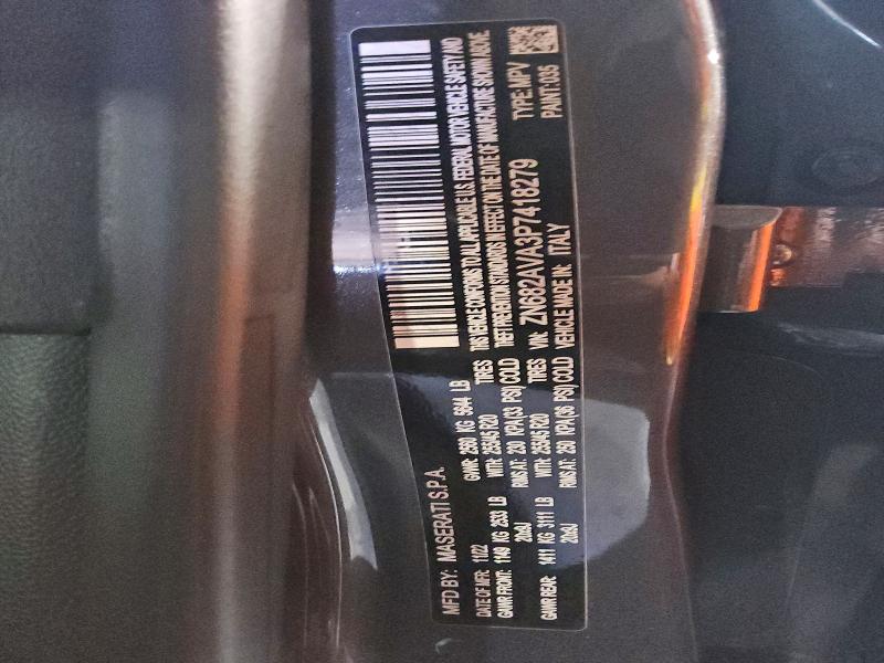 2023 Maserati Grecale მანქანა იყიდება აუქციონზე, vin: ZN682AVA3P7418279, აუქციონის ნომერი: 55326666