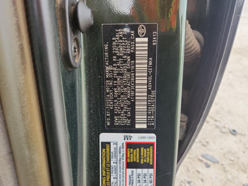 2011 Toyota Camry მანქანა იყიდება აუქციონზე, vin: 4T1BF3EK3BU611618, აუქციონის ნომერი: 59200866