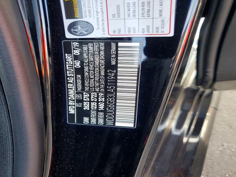 2020 Mercedes-benz S მანქანა იყიდება აუქციონზე, vin: WDDUG6GB3LA511942, აუქციონის ნომერი: 55778326