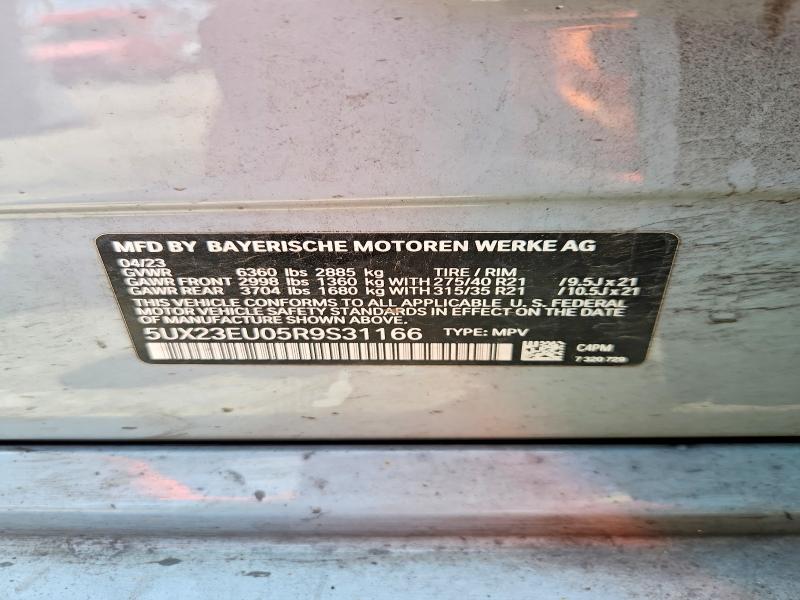 Продаж на аукціоні авто 2024 Bmw X5, vin: 5UX23EU05R9S31166, номер лоту: 57331846