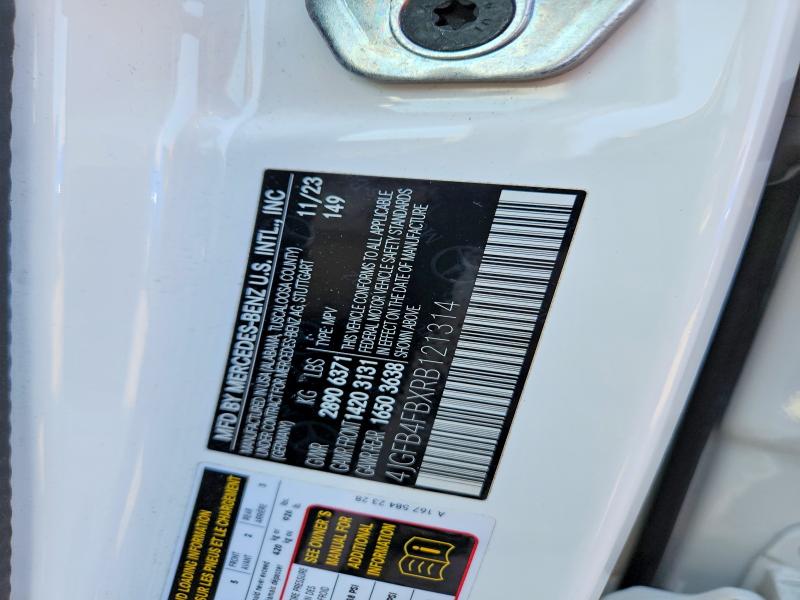 Продажа на аукционе авто 2024 Mercedes-benz Gle, vin: 4JGFB4FBXRB121314, номер лота: 57000836