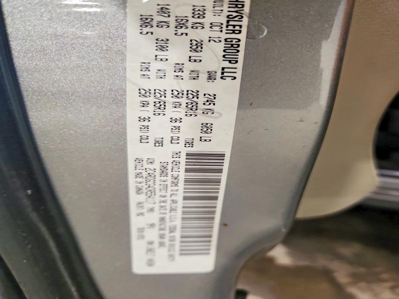 Продаж на аукціоні авто 2013 Dodge Grand Caravan, vin: 2C4RDGCG4DR554117, номер лоту: 57669686