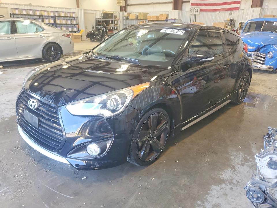 2014 Hyundai Veloster მანქანა იყიდება აუქციონზე, vin: KMHTC6AEXEU196770, აუქციონის ნომერი: 56089046