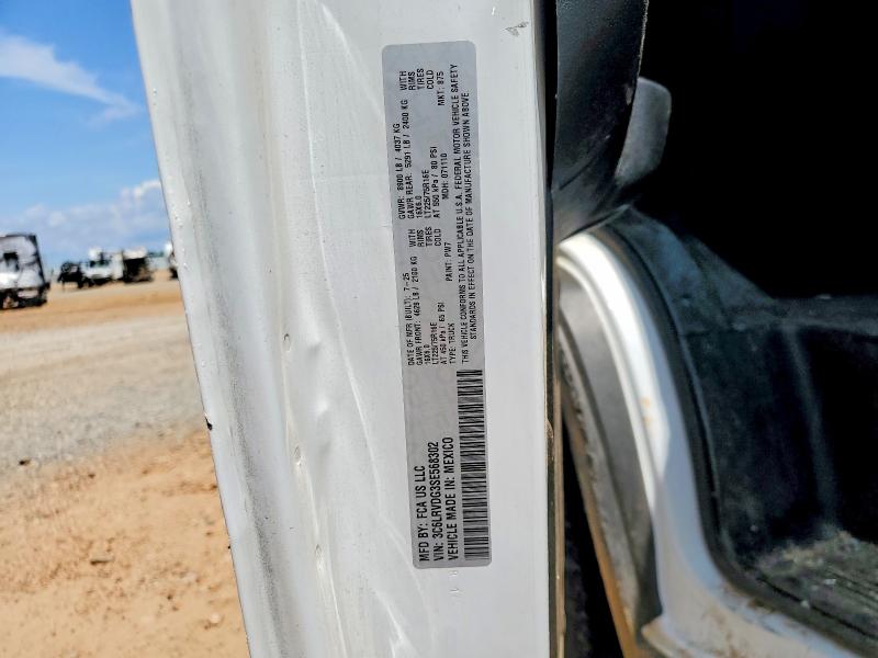 55713806 :رقم المزاد ، 3C6LRVDG3SE568302 vin ، 2025 Ram Promaster 2500 مزاد بيع