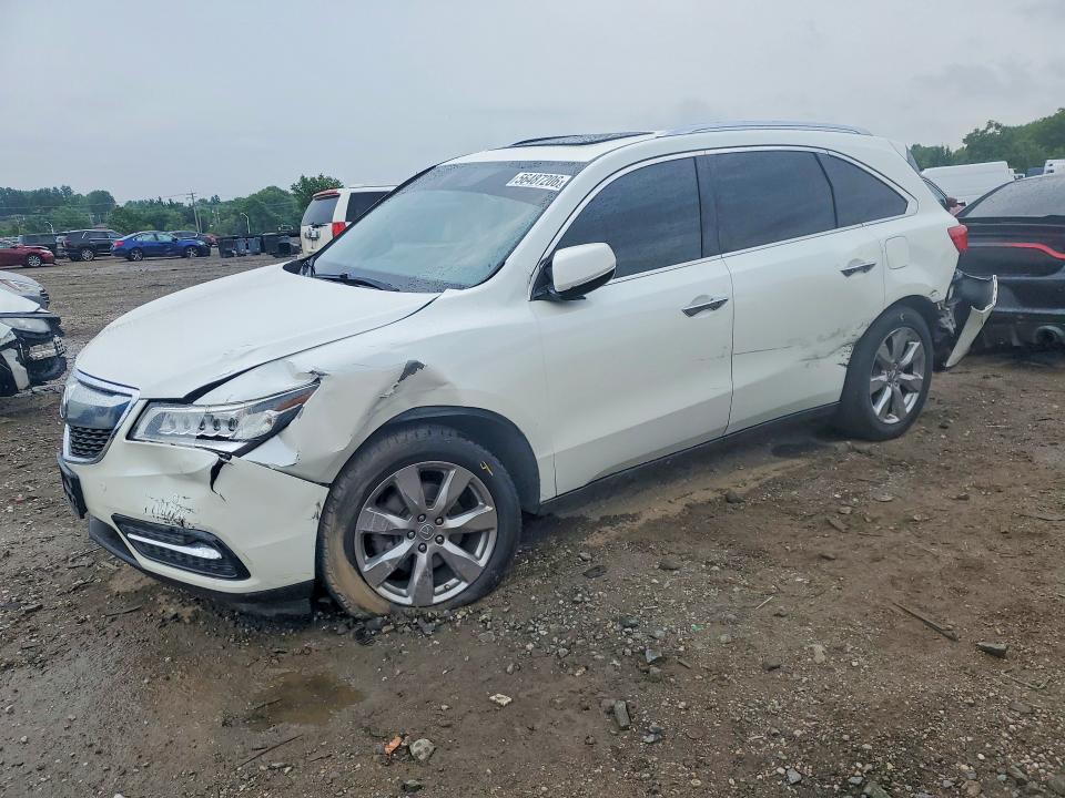 2014 Acura Mdx მანქანა იყიდება აუქციონზე, vin: 5FRYD4H82EB046915, აუქციონის ნომერი: 56487206