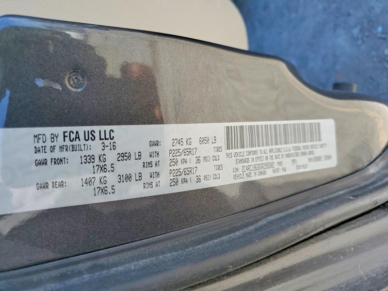 57046816 :رقم المزاد ، 2C4RC1BG8GR299302 vin ، 2016 Chrysler Town & Country مزاد بيع