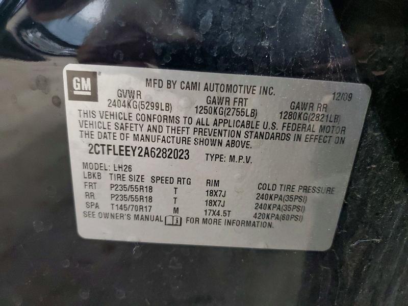 Продаж на аукціоні авто 2010 Gmc Terrain, vin: 2CTFLEEY2A6282023, номер лоту: 56180886
