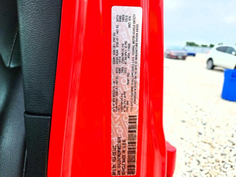 56453746 :رقم المزاد ، 1C4JJXFM2MW571674 vin ، 2021 Jeep Wrangler Unlimited مزاد بيع