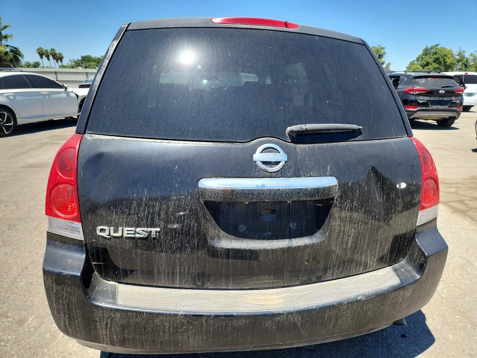 2008 Nissan Quest მანქანა იყიდება აუქციონზე, vin: 5N1BV28U38N103078, აუქციონის ნომერი: 57594106