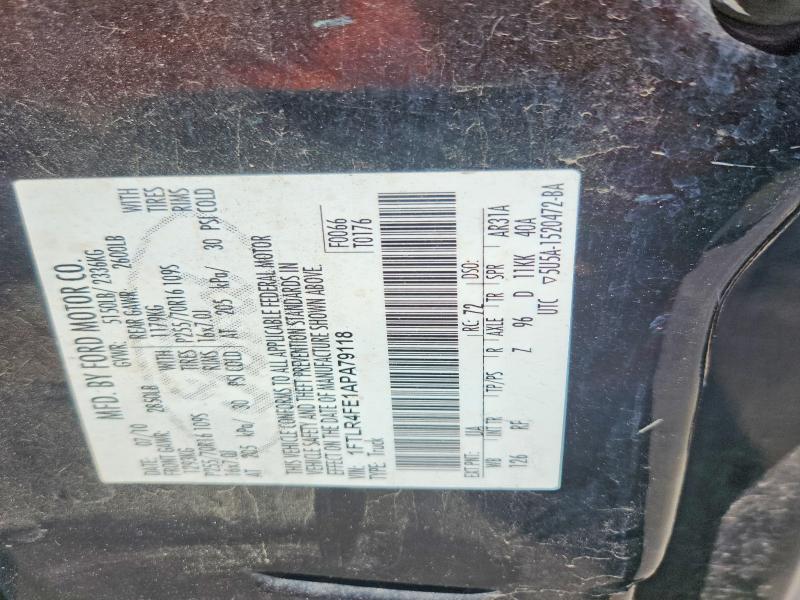 Aukcja sprzedaży 2010 Ford Ranger Spo, vin: 1FTLR4FE1APA79118, numer aukcji: 59001126