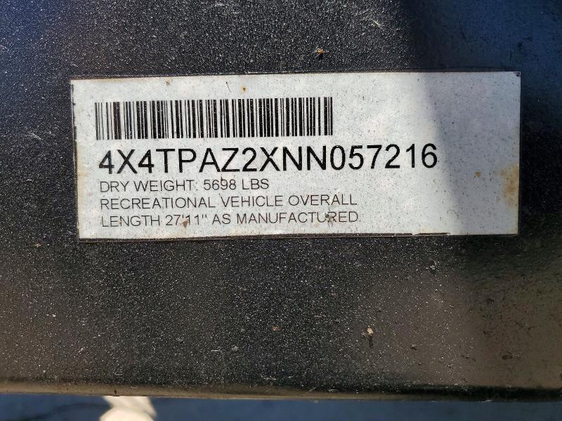 Продажа на аукционе авто 2022 Forest River Solair, vin: 4X4TPAZ2XNN057216, номер лота: 56123586