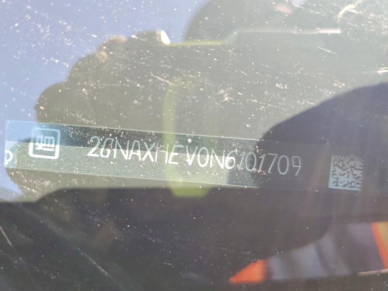 2022 Chevrolet Equinox მანქანა იყიდება აუქციონზე, vin: 2GNAXHEV0N6101709, აუქციონის ნომერი: 58321906