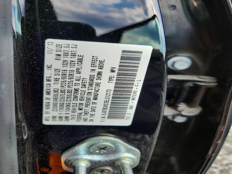 57937476 :رقم المزاد ، 5J8TB3H33EL012173 vin ، 2014 Acura Rdx مزاد بيع