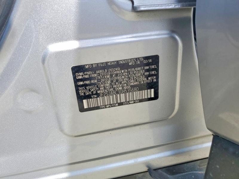 55397356 :رقم المزاد ، JF2SJABC3GH535680 vin ، 2016 Subaru Forester مزاد بيع