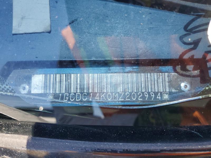 59304606 :رقم المزاد ، 1GCDC14K0MZ202994 vin ، 1991 Chevrolet Gmt-400 مزاد بيع