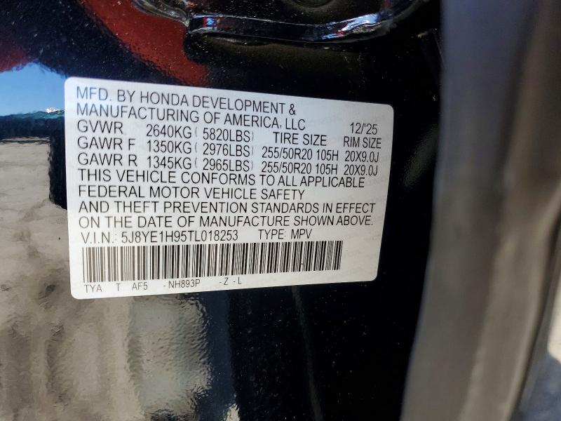 Aukcja sprzedaży 2026 Acura Mdx, vin: 5J8YE1H95TL018253, numer aukcji: 55780976