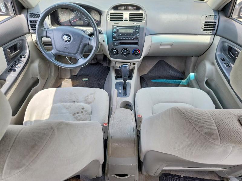 57332286 :رقم المزاد ، KNAFE122455129222 vin ، 2005 Kia Spectra مزاد بيع