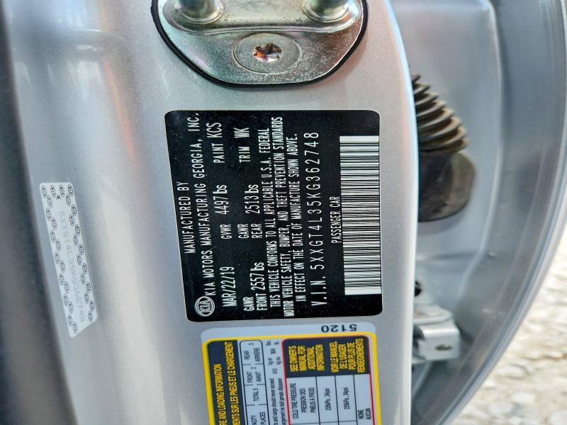 Продажа на аукционе авто 2019 Kia Optima Lx, vin: 5XXGT4L35KG362748, номер лота: 56821556
