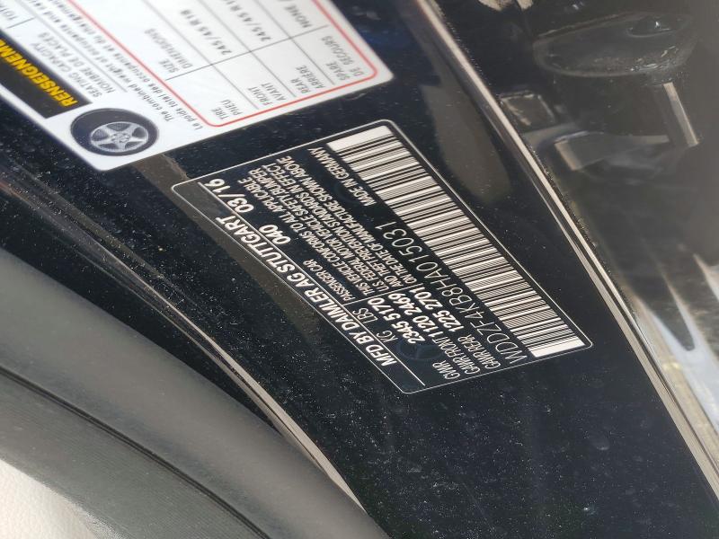 Продаж на аукціоні авто 2017 Mercedes-benz E, vin: WDDZF4KB8HA015031, номер лоту: 56967976