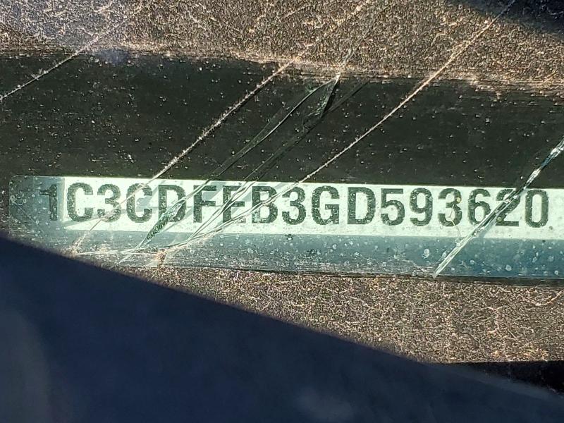 55243476 :رقم المزاد ، 1C3CDFEB3GD593620 vin ، 2016 Dodge Dart مزاد بيع