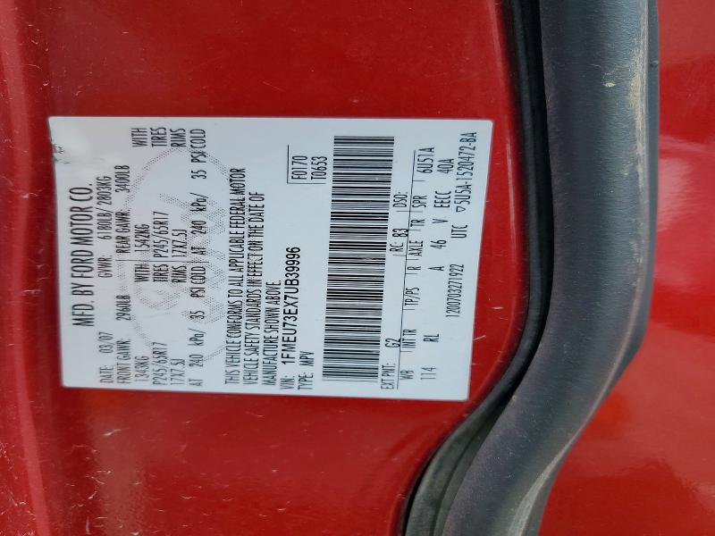 Aukcja sprzedaży 2007 Ford Explorer, vin: 1FMEU73EX7UB39996, numer aukcji: 58407966