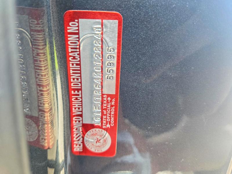 46845186 :رقم المزاد ، 1G1FJ1R64K0128841 vin ، 2019 Chevrolet Camaro مزاد بيع