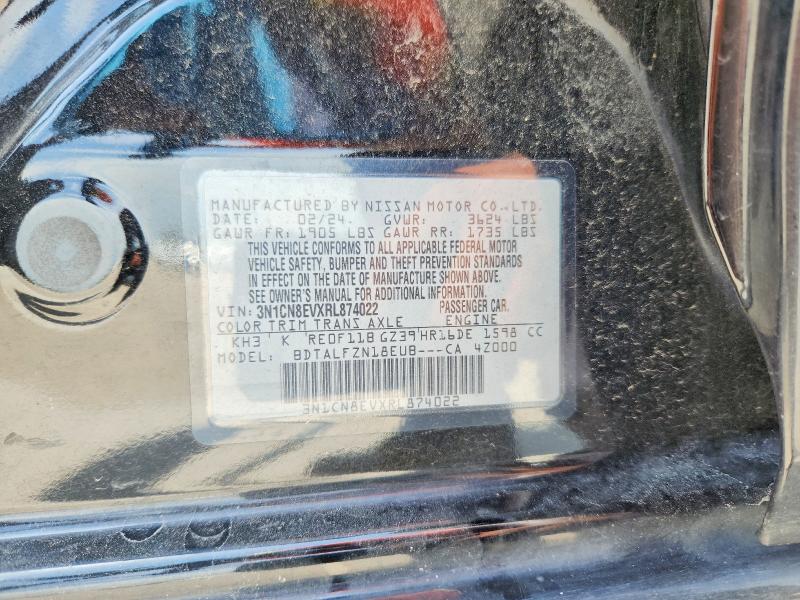 Продаж на аукціоні авто 2024 Nissan Versa, vin: 3N1CN8EVXRL874022, номер лоту: 58576816