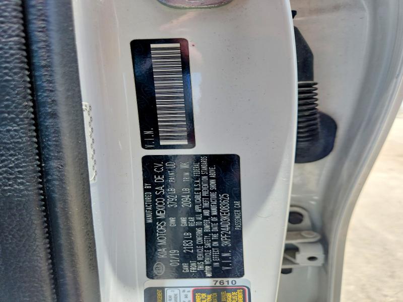 Продажа на аукционе авто 2019 Kia Forte, vin: 3KPF24AD3KE083625, номер лота: 57147326